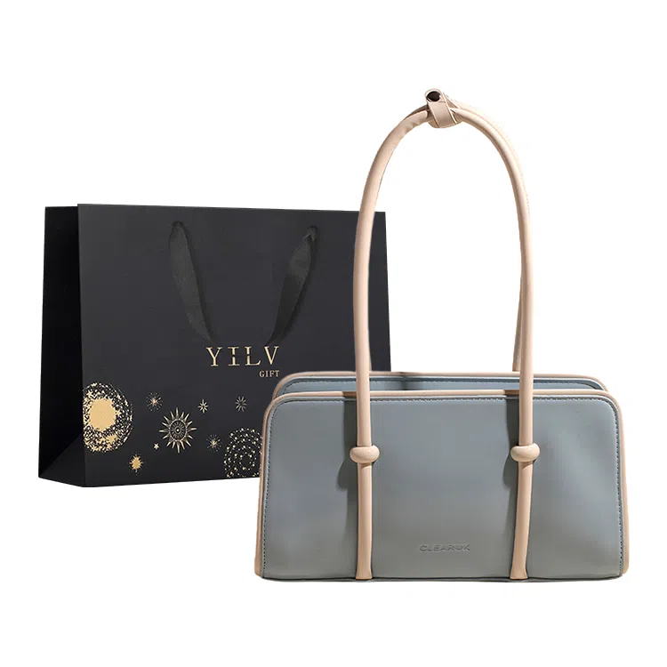 Yilv Retro Fashion Commuter PU Shoulder Bag