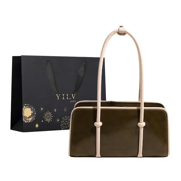 Yilv Retro Fashion Commuter PU Shoulder Bag