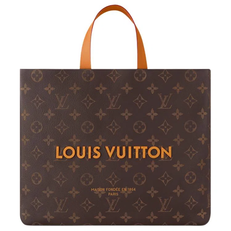 Louis Vuitton Shopper Brown