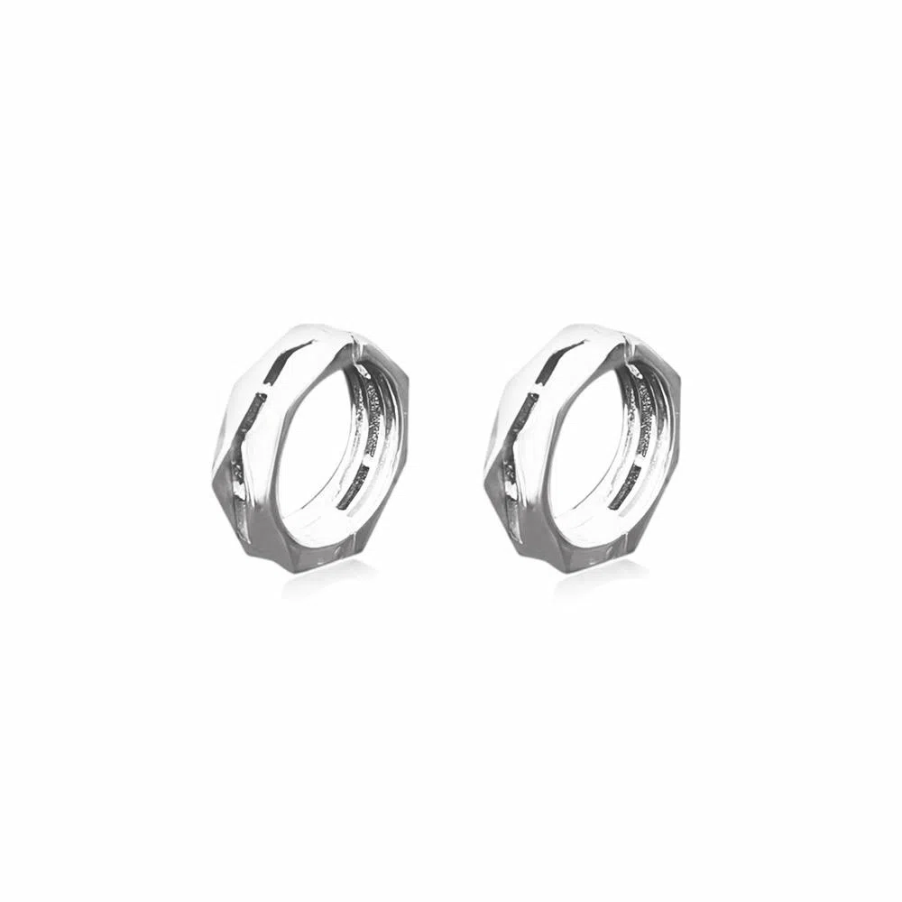 饰伴 几何幻境 新中式国潮轻奢小众设计 简约时尚 精致优雅 合金 耳环 男女同款情侣款