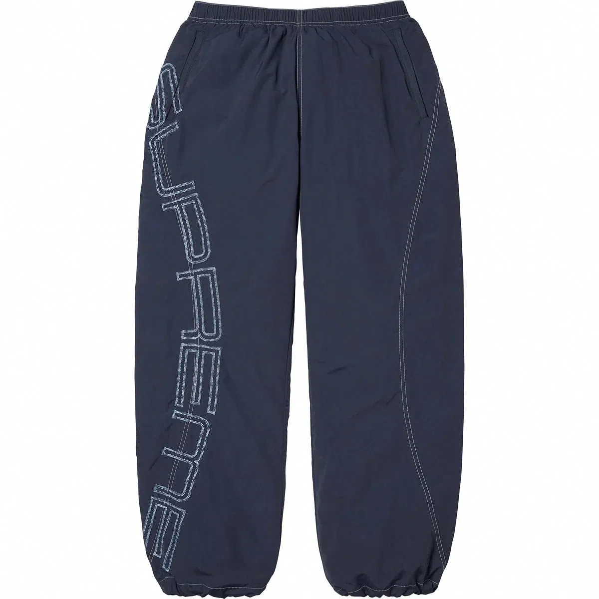 Supreme SS25 Spellout Embroidered Track Pant