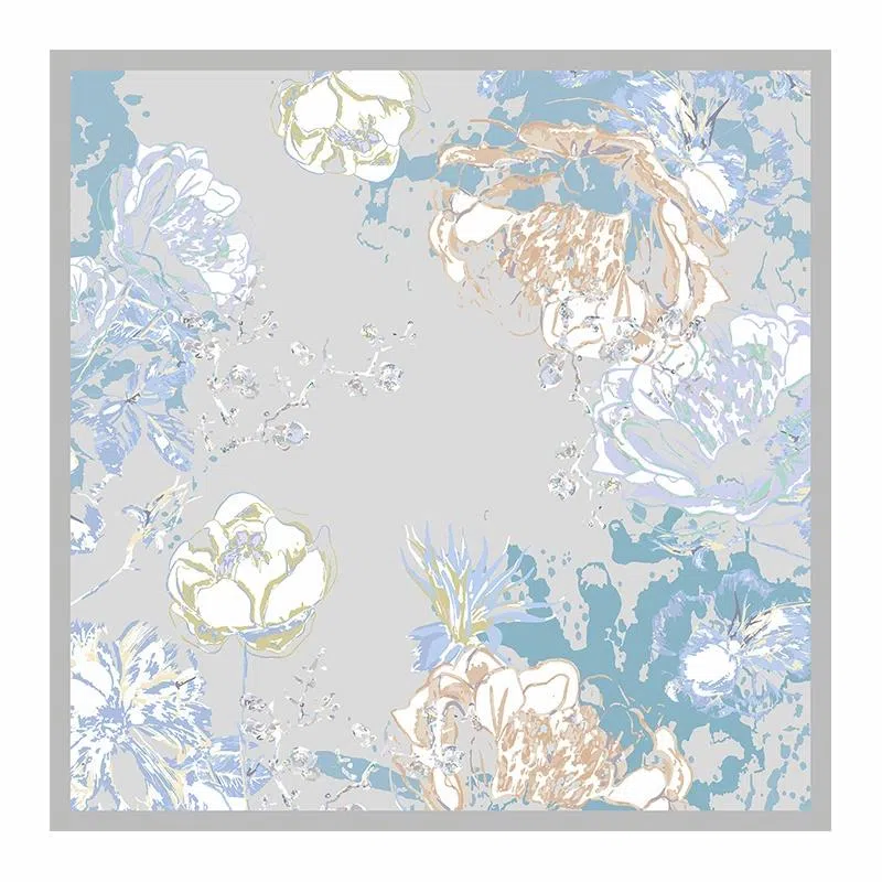 上海故事 牡丹疏影 礼盒装 桑蚕丝 丝巾 女款