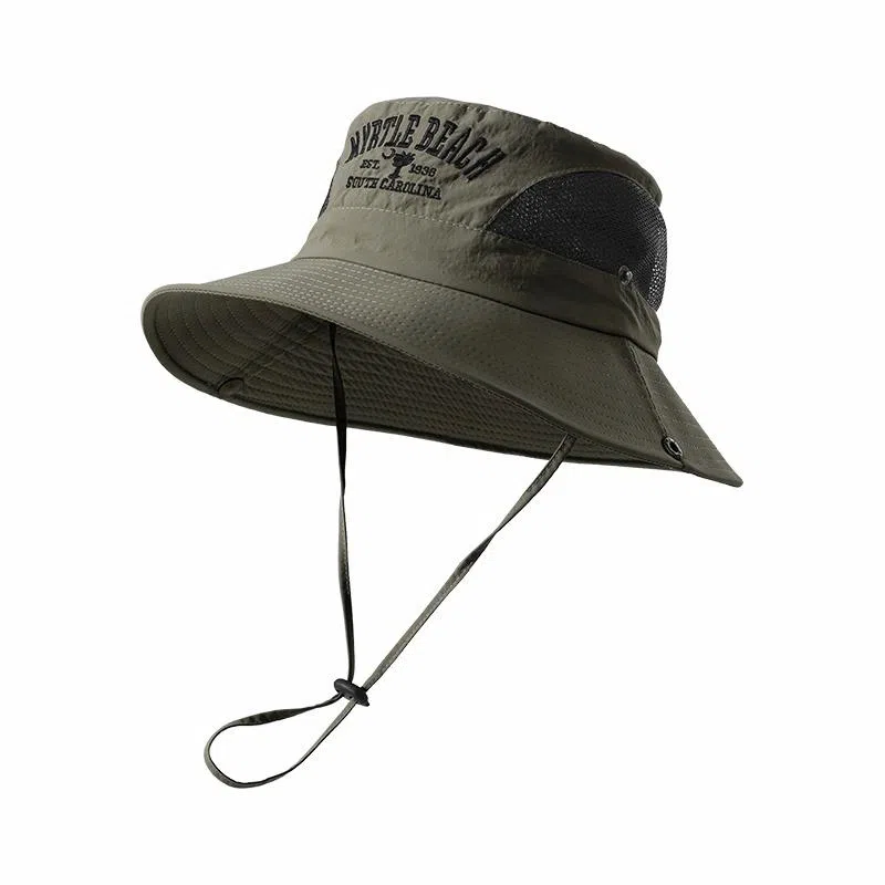 俞兆林 宽帽檐遮脸显脸小盆户外出行钓鱼登山骑行沙漠徒步防紫外线遮阳速干透气防晒 聚酯纤维 渔夫帽 男女同款情侣款