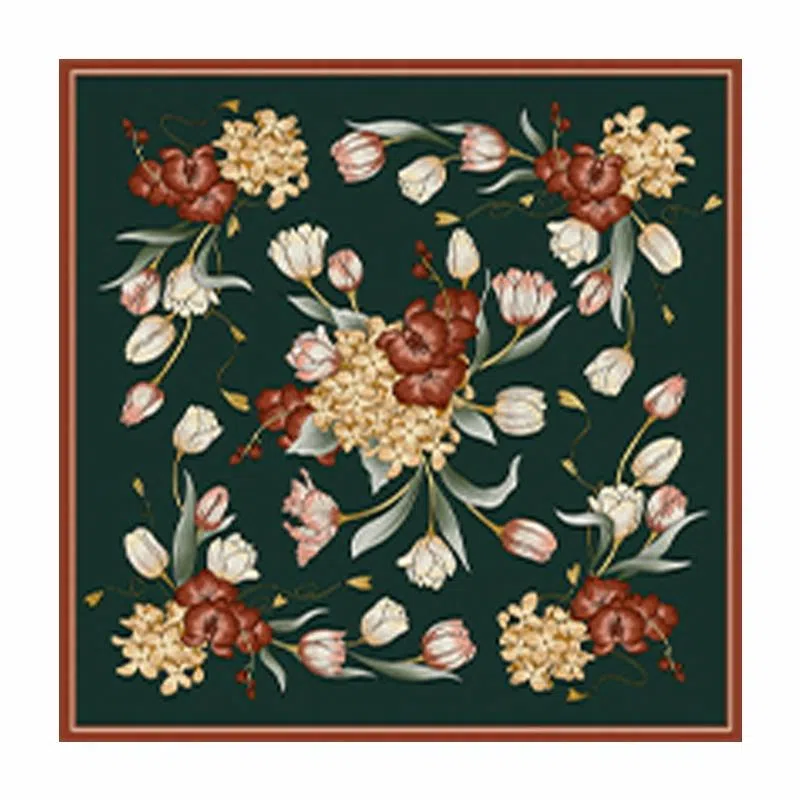 上海故事 南法庄园优雅高端丝绸质感经典设计优雅气质花卉礼盒装 桑蚕丝 丝巾 女款