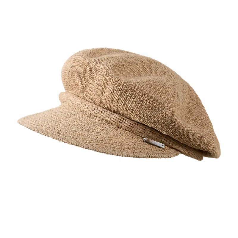【贝壳标】 玖慕 透气立体耐用 亚麻 贝雷帽 女款
