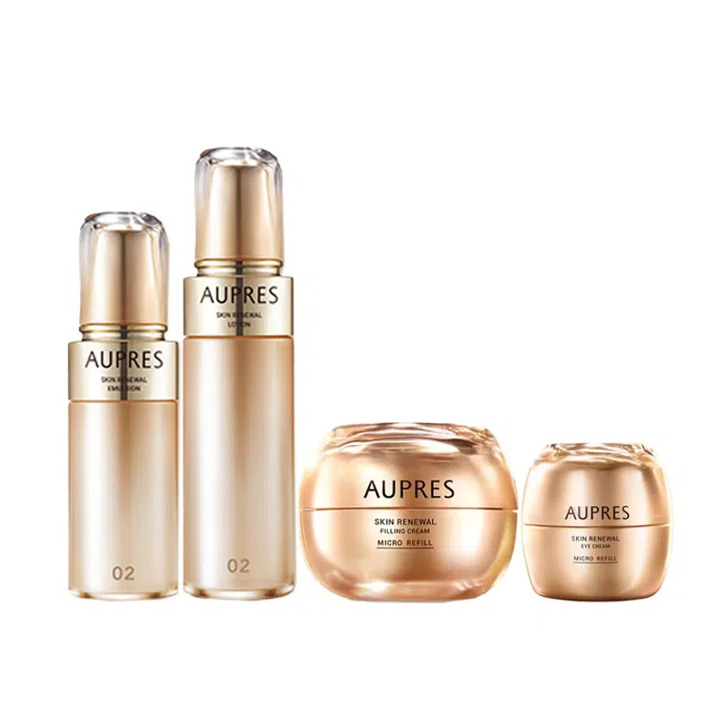 欧珀莱 臻源凝时水乳眼霜面霜护肤套装 保湿紧致 四件套