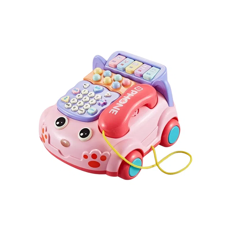 咕轹 仿真电话机座机 音乐 多功能 早教益智玩具
