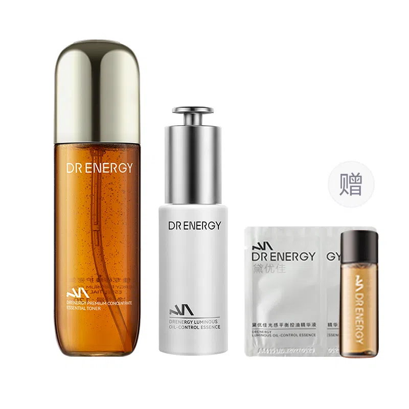 黛优佳 专研臻护精华水光感平衡精华液组合 控油舒缓补水