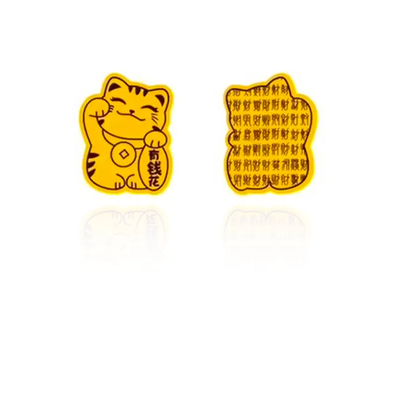 千桐 有钱花 火爆个性创意瑞光财运 合金 手机贴 男女同款情侣款