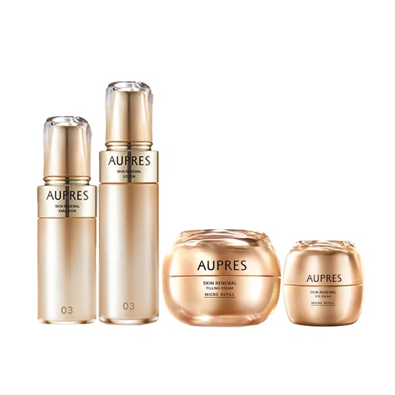 欧珀莱 臻源凝时水乳眼霜面霜护肤套装 保湿紧致 四件套