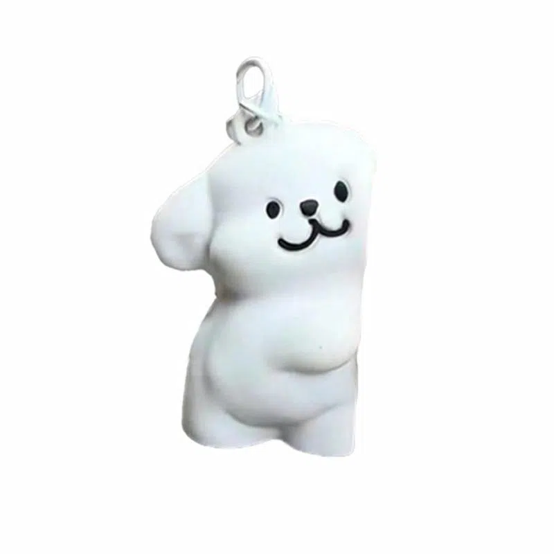 千桐 新创意磁吸小狗不离不弃就是要和你在一起 可爱高颜值书包 塑料 挂件 男女同款情侣款