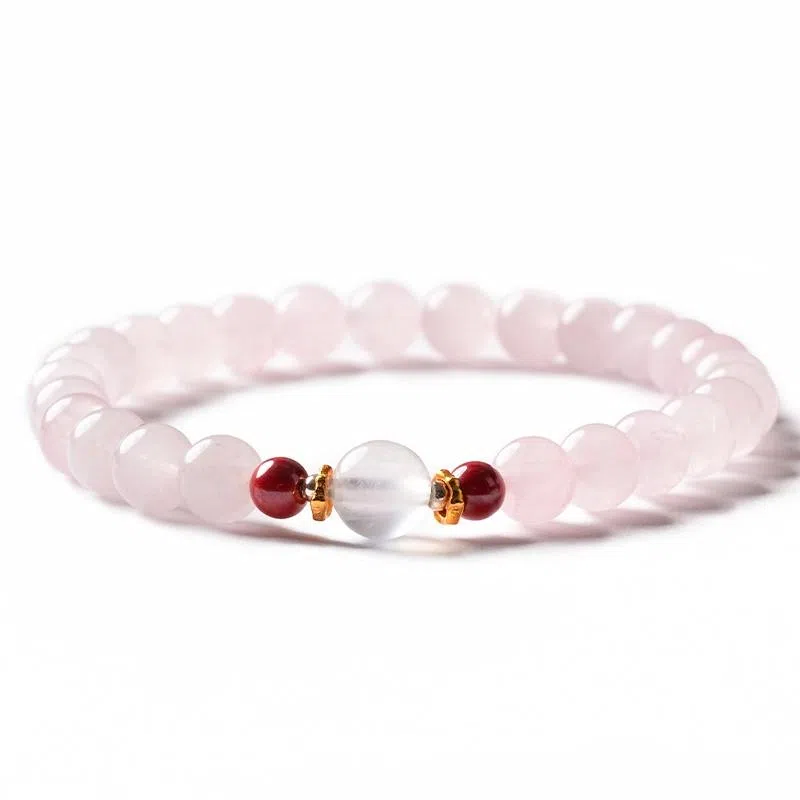 【佳缘天成】 凤凰涅磐 浪漫粉晶转运珠 新中式原创设计小众高级感#好运 水晶 手串 女款