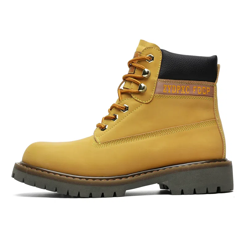 ChiLang Desert Biker Boots Yellow