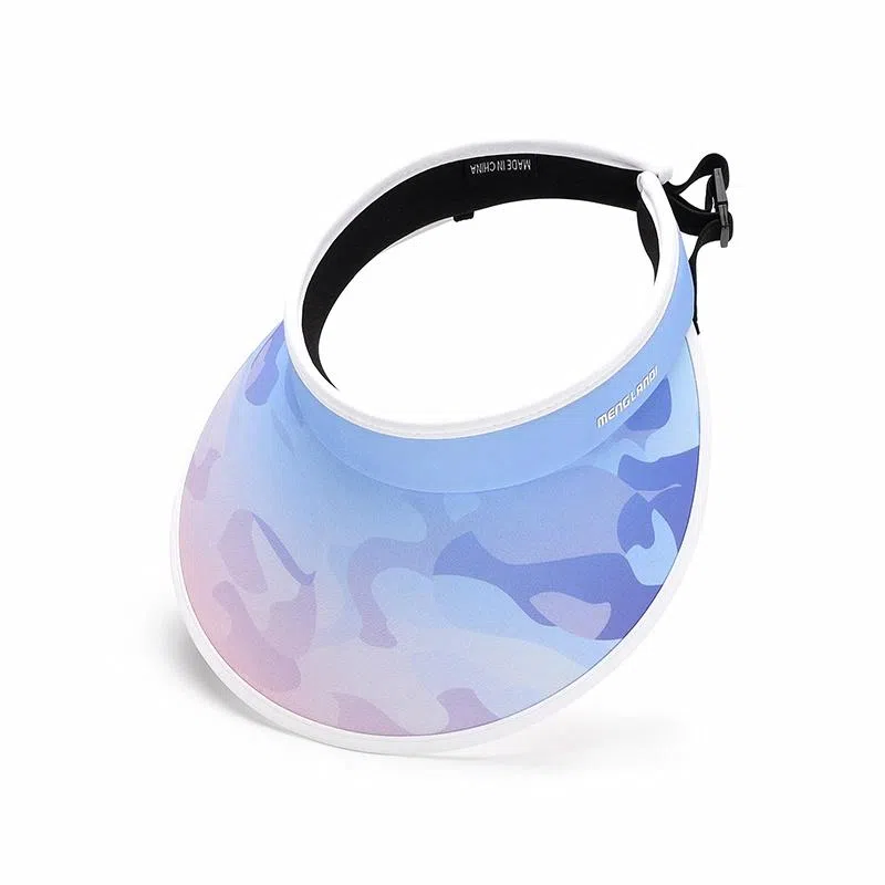 啄木鸟 户外防紫外线空顶遮阳帽大檐迷彩 出游骑行 防晒帽 女款