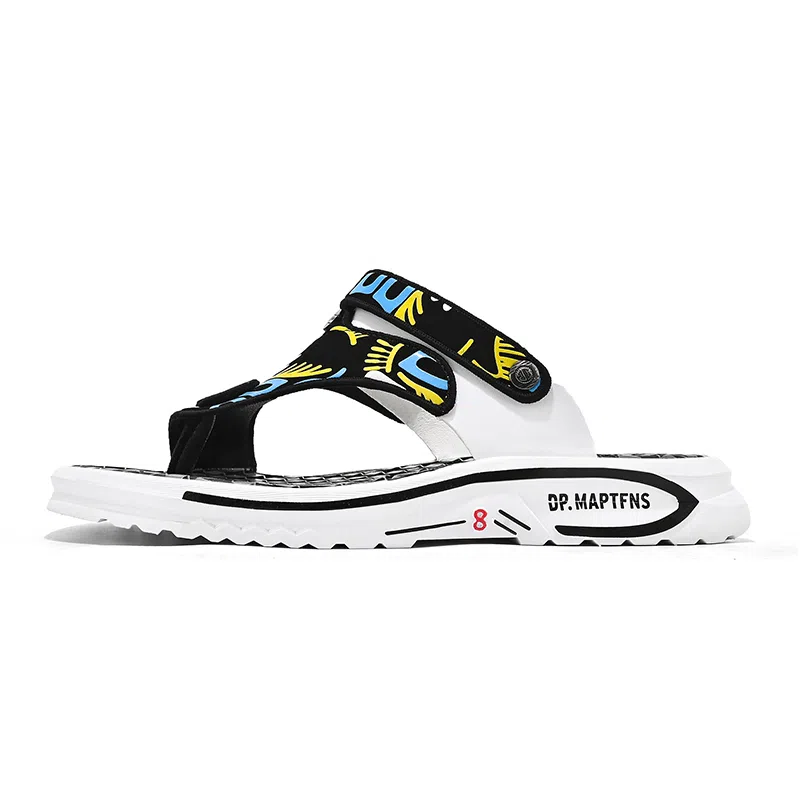 公牛魅力 气质时尚 通勤百搭潮流 橡胶底 防磨人字拖鞋 男款