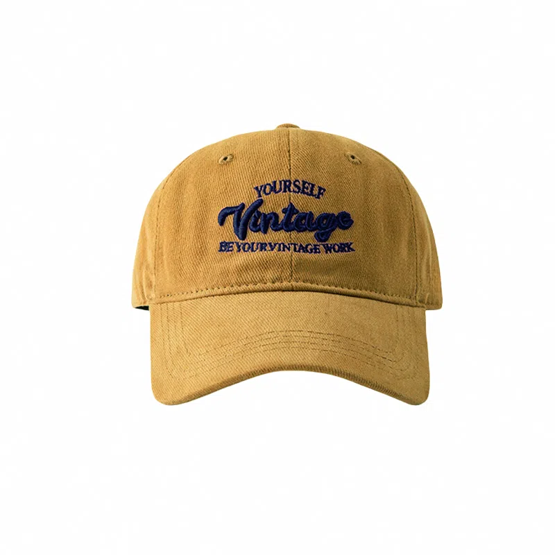 北极绒 大头围深顶字母刺绣帽檐加宽加厚遮阳显脸小 棉 鸭舌帽 男女同款情侣款