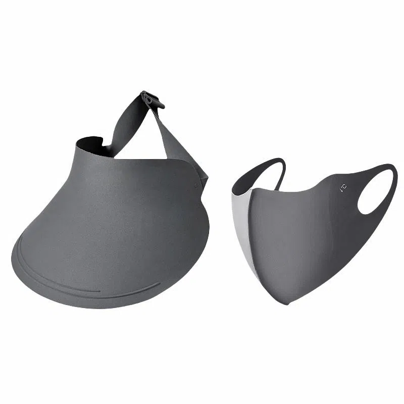 钓鱼熊 日系空顶户外防紫外线大帽檐遮阳帽无痕一体太阳帽 聚酯纤维 防晒帽 男女同款情侣款