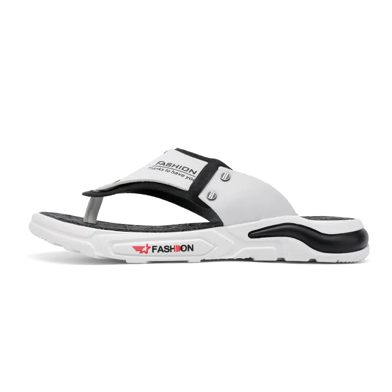 公牛魅力 百搭时尚 通勤潮流 橡胶底 防磨人字拖鞋 男款