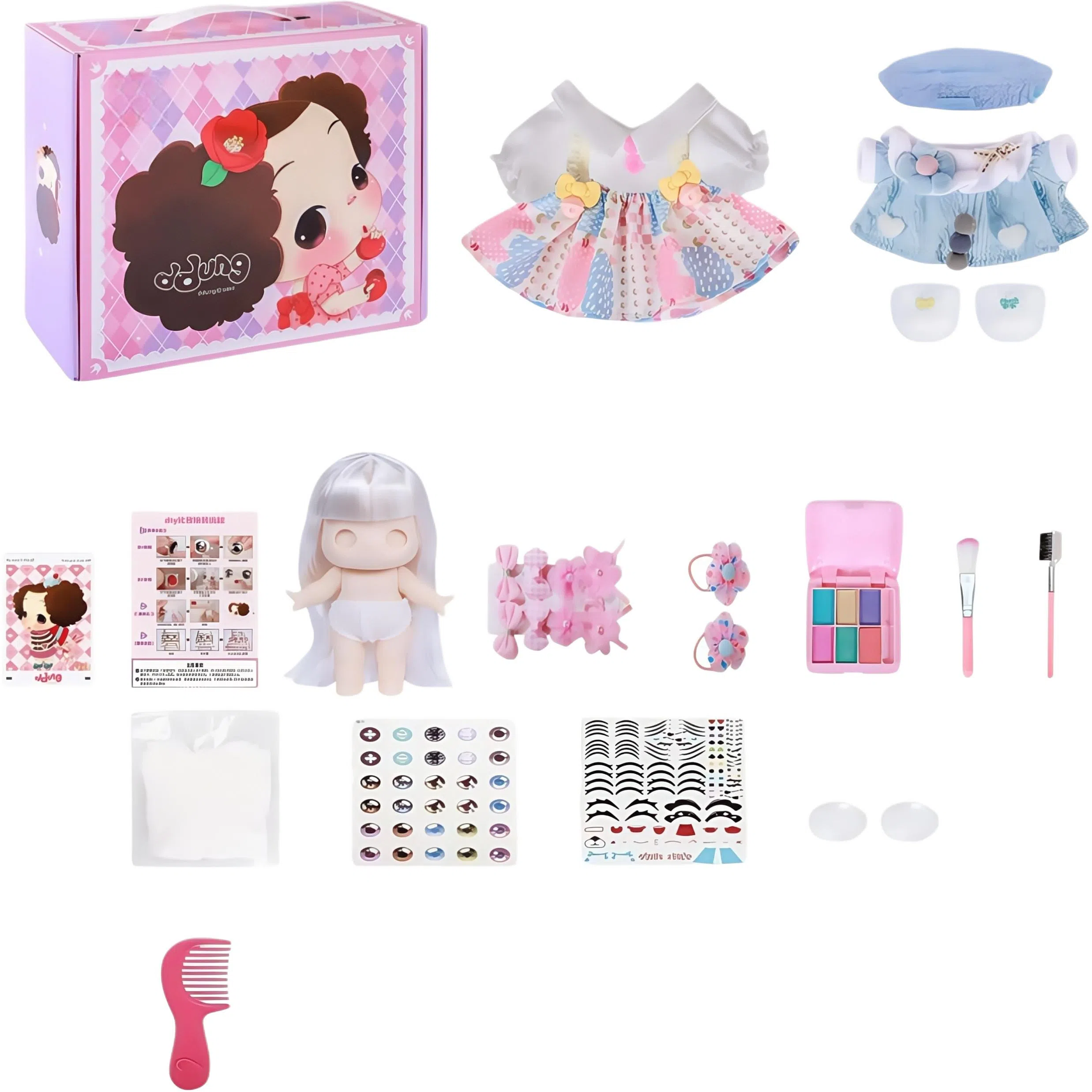 古欧 换装洋娃娃系列 棉花打扮 亲子互动 思维训练 早教益智玩具