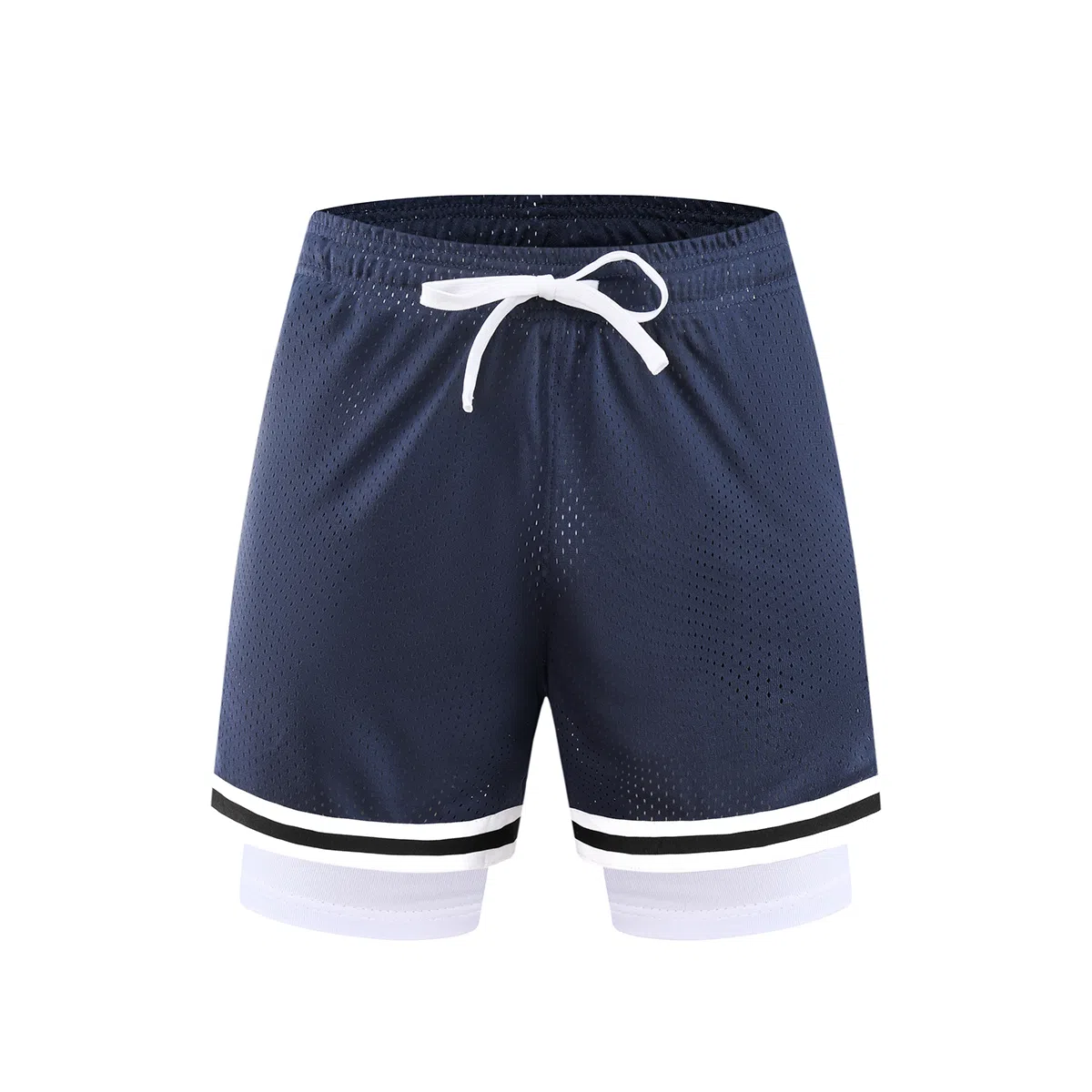 特色玫瑰蛇纹拼花透气速干凉感宽松篮球训练五分假两件裤运动短裤 男女同款