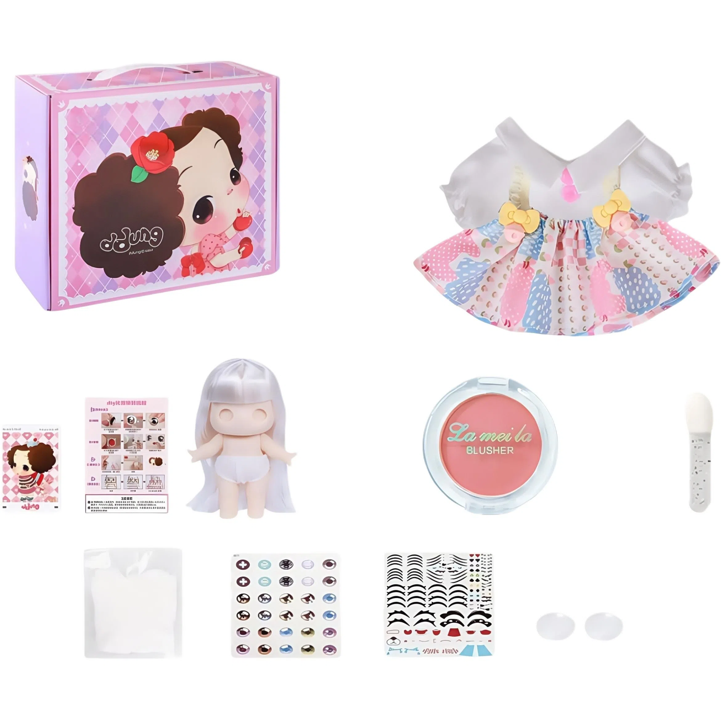 古欧 换装洋娃娃系列 棉花打扮 亲子互动 思维训练 早教益智玩具