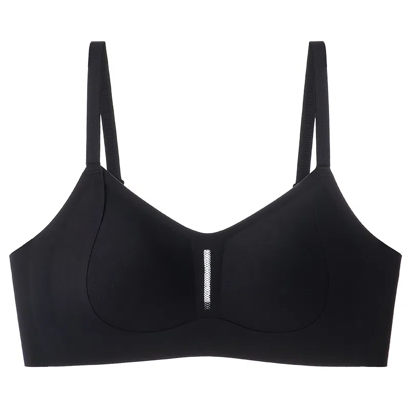 花蔓色 纯色简约聚拢上托薄款无痕文胸 女款