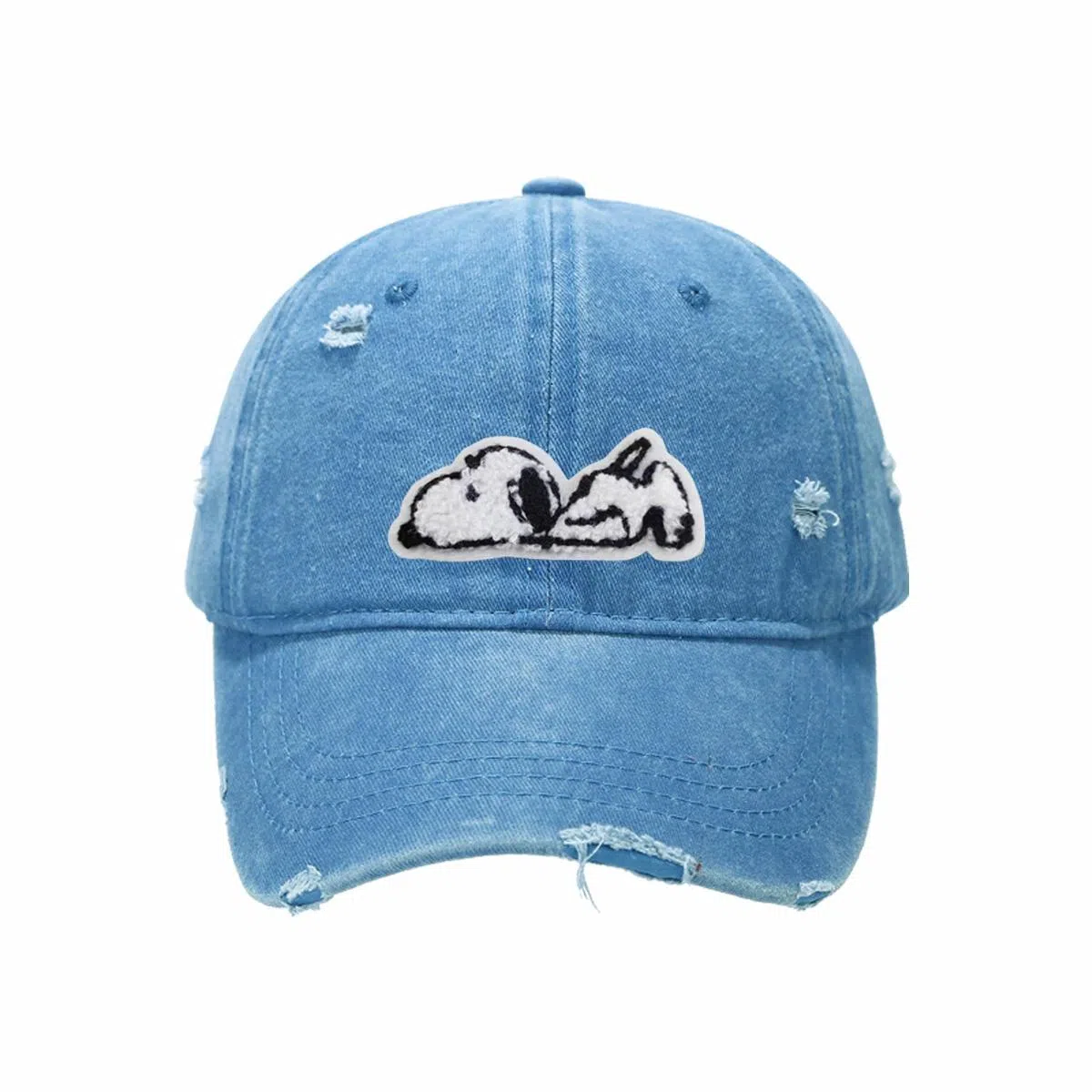 SNOOPY Vintage Washed Denim Cap