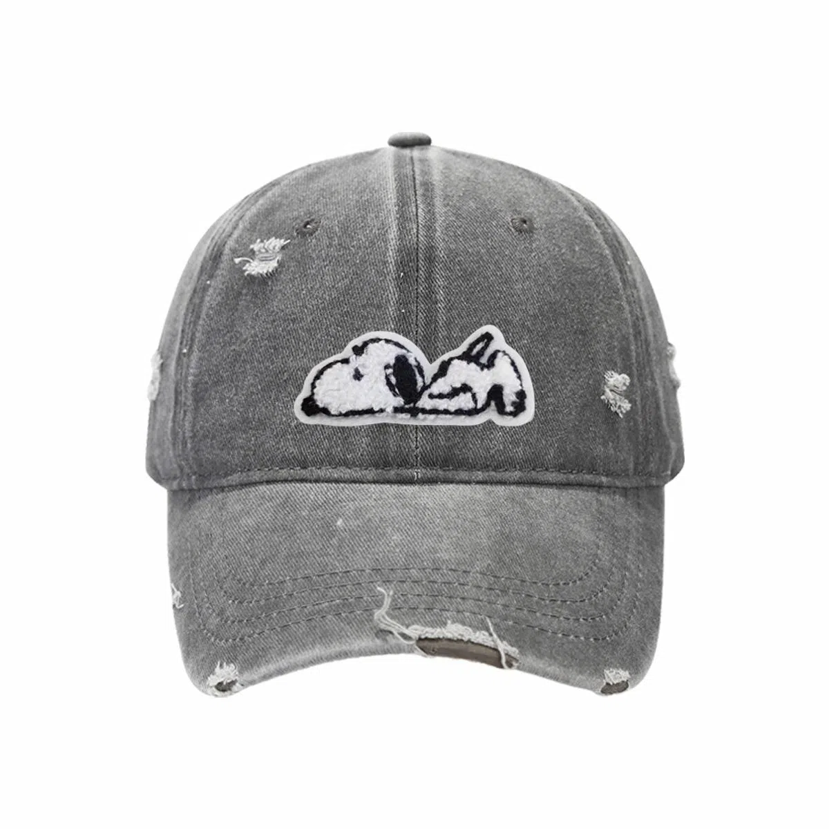 SNOOPY Vintage Washed Denim Cap