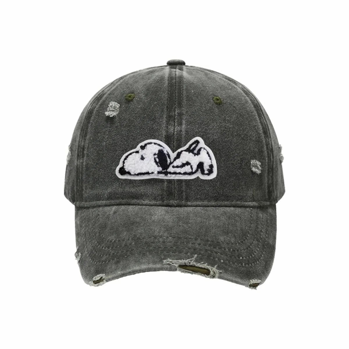SNOOPY Vintage Washed Denim Cap