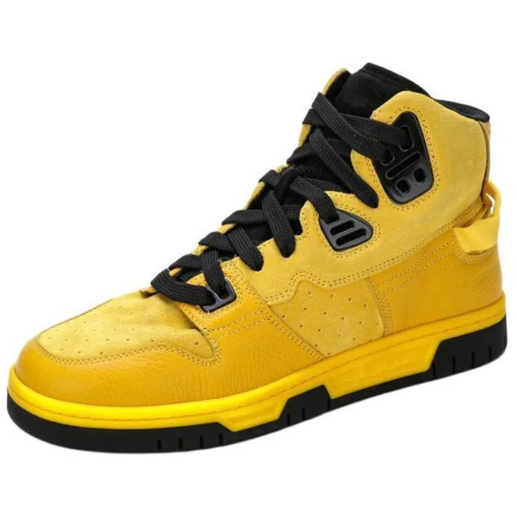 Acne Studios High-Top Sneakers Yellow
