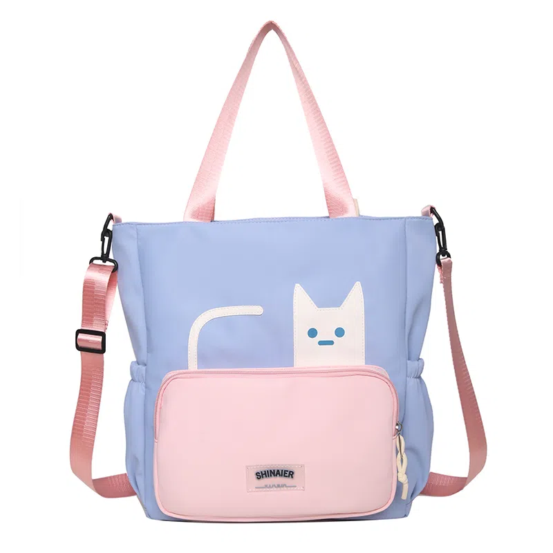 行途 小众可爱多功能流行通勤 尼龙 斜挎包 女款 多色