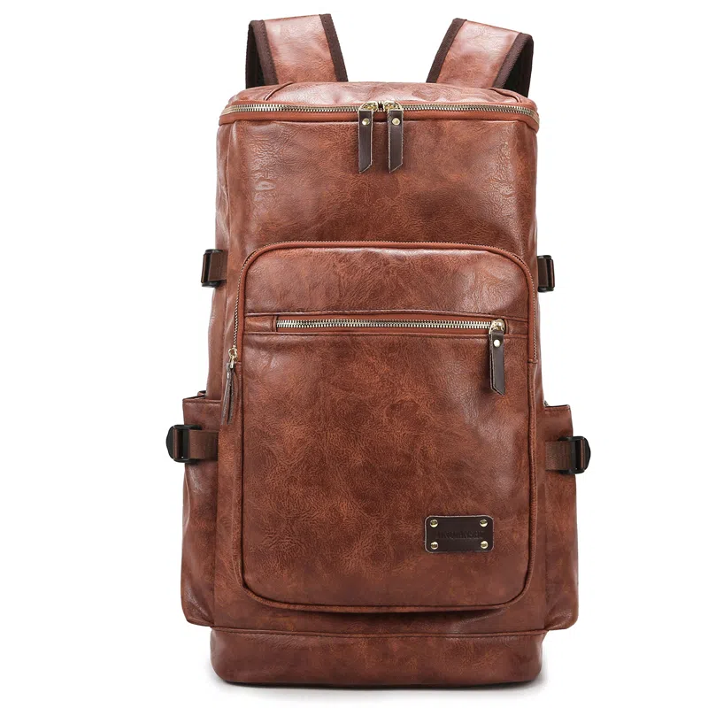 MingLu Retro PU Backpack