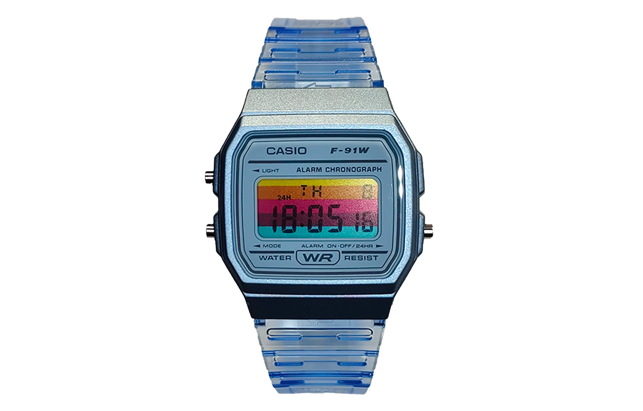 CASIO F-91WS-2 Blue Crystal