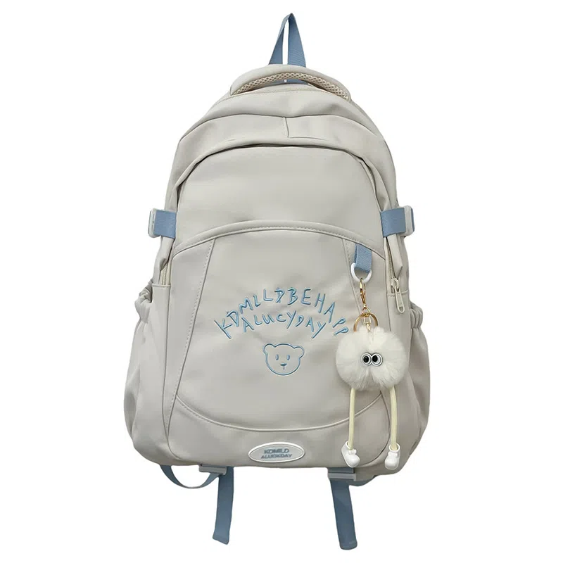 爱尔绅特 清新日系校园时尚可爱百搭 尼龙 双肩包 男女同款情侣款 多色