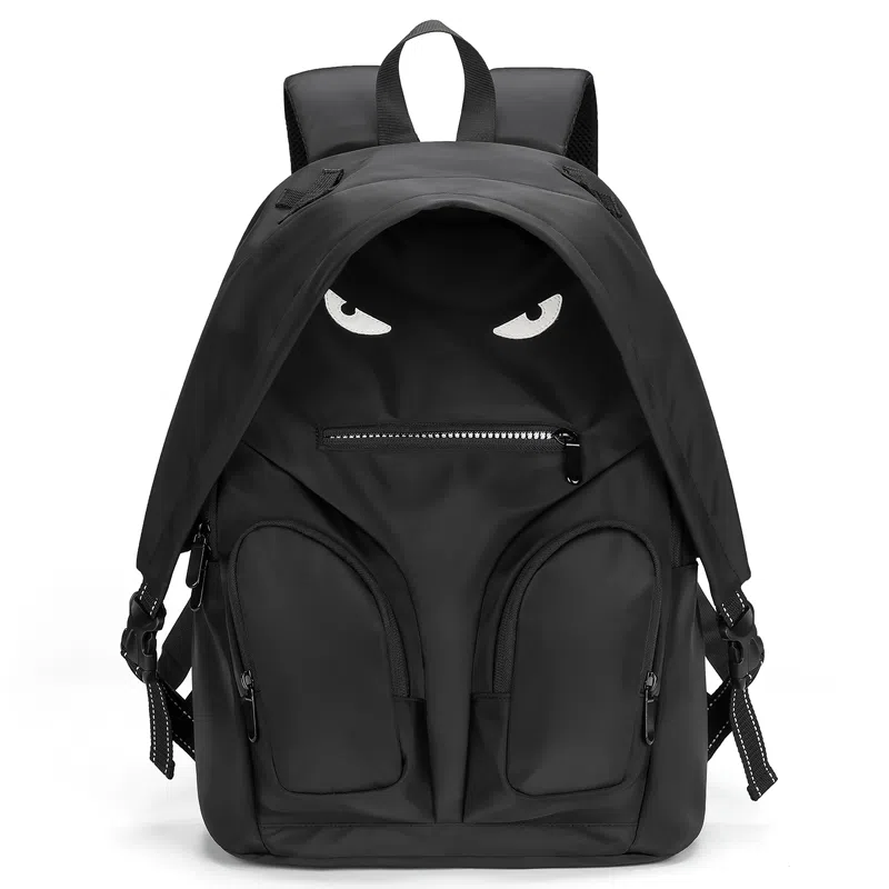 L&M Backpack Black/Olive Green