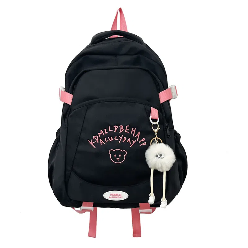 爱尔绅特 清新日系校园时尚可爱百搭 尼龙 双肩包 男女同款情侣款 多色