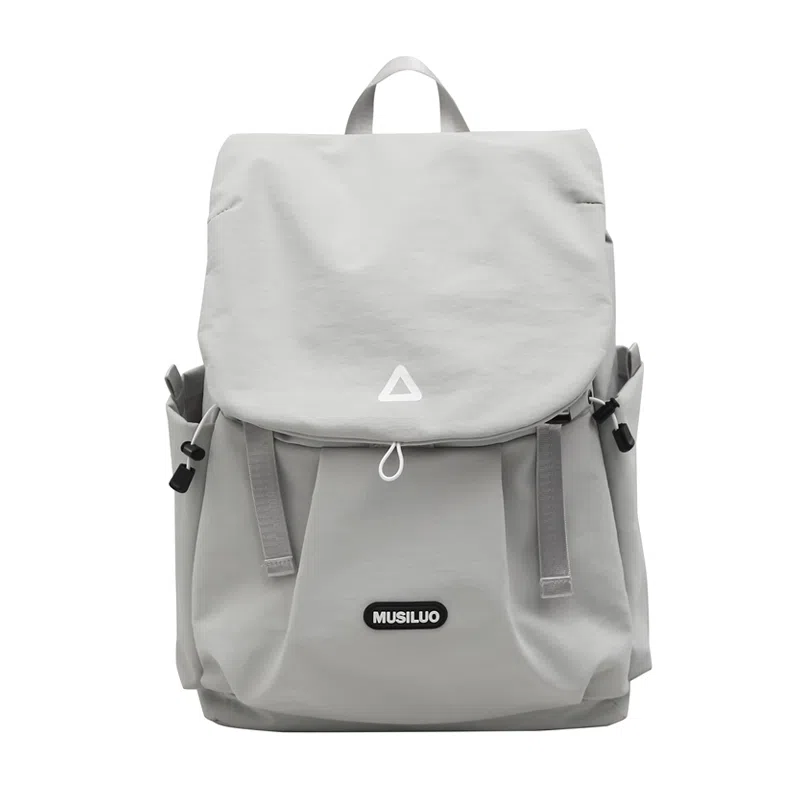 笛贝嘉 小众设计感撞色休闲旅行背包高级感 尼龙 双肩包 大号 男女同款情侣款 多色