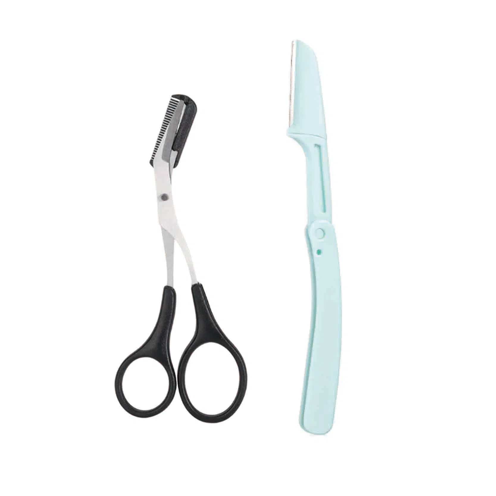 娇雪菲 修眉刀套装眉剪刮眉刀拔毛镊子拔毛眉毛夹子折叠眉毛修剪器神器