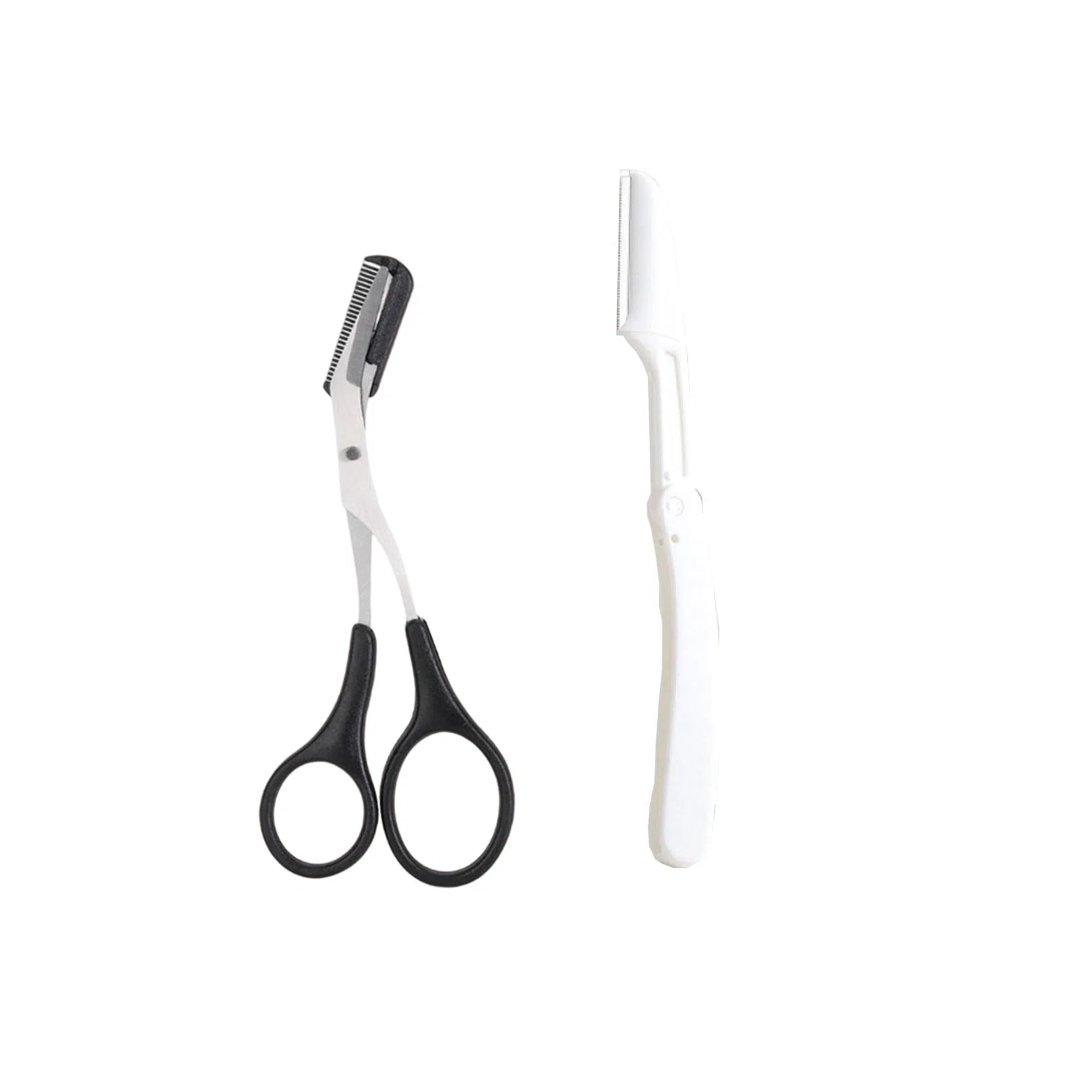 娇雪菲 修眉刀套装眉剪刮眉刀拔毛镊子拔毛眉毛夹子折叠眉毛修剪器神器