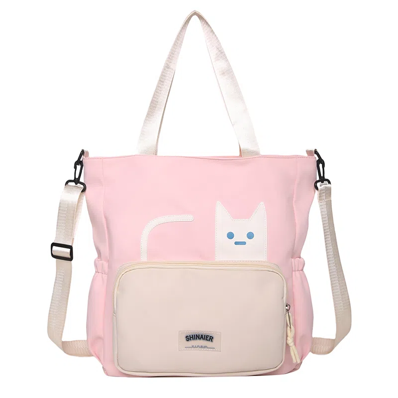 行途 小众可爱多功能流行通勤 尼龙 斜挎包 女款 多色