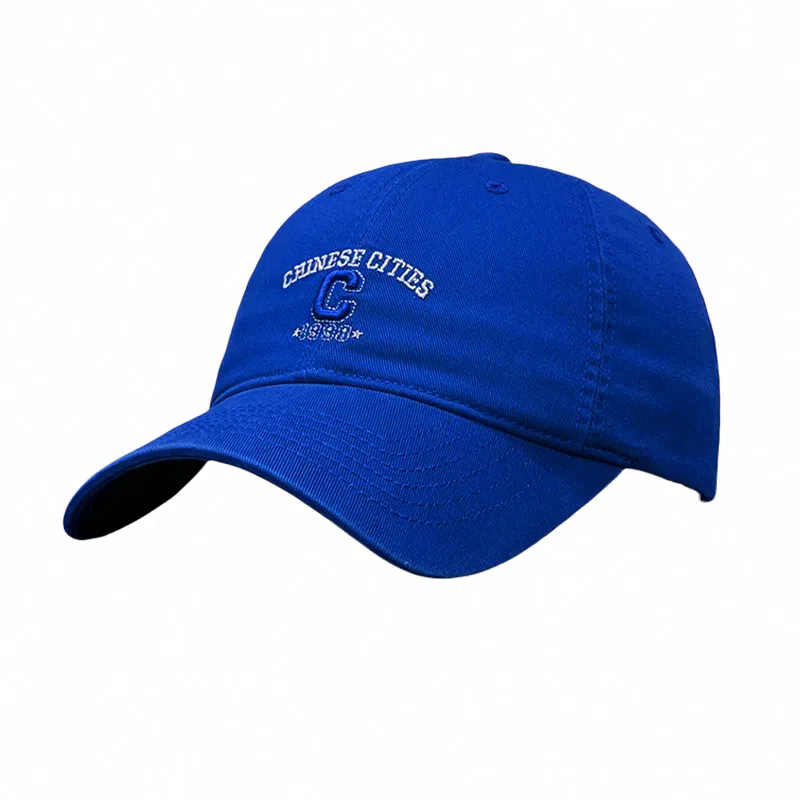 北极绒 美式复古学院风立体刺绣显脸小遮阳大头围时尚潮流 棉 鸭舌帽 男女同款情侣款