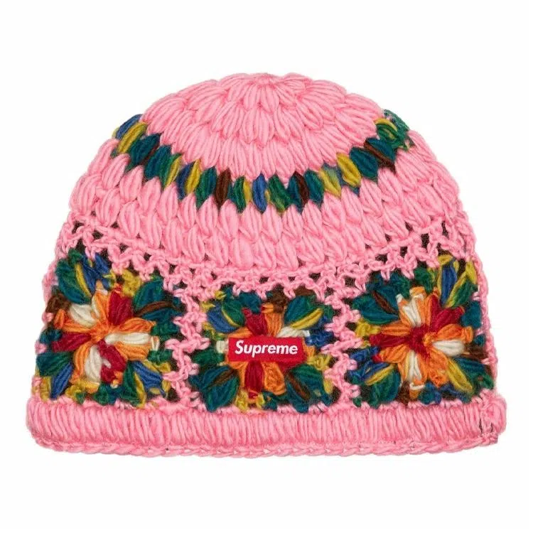 Supreme SS25 WEEK 1 Crochet Beanie