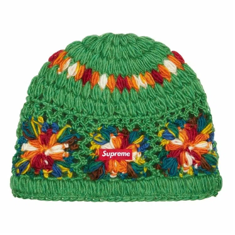 Supreme SS25 WEEK 1 Crochet Beanie