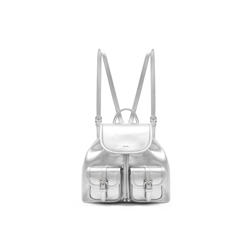 MUVA Backpack Medium Black/Silver