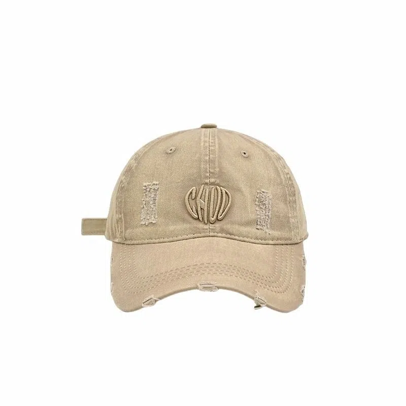 钓鱼熊 宽帽檐显脸小 棉 鸭舌帽 男女同款情侣款