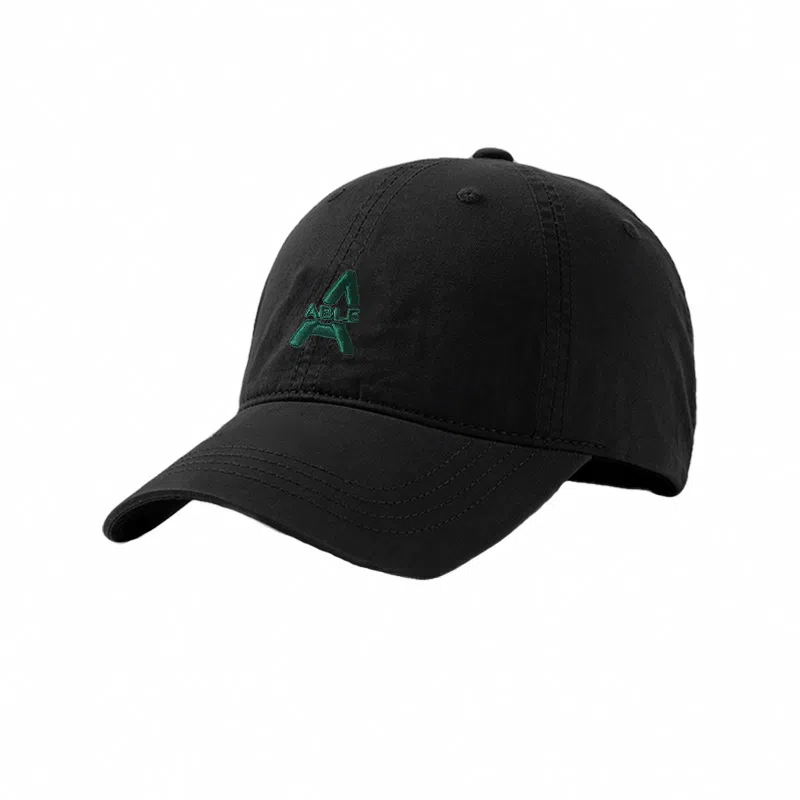 北极绒 复古高顶刺绣大头围显脸小字母时尚潮流遮阳 棉 鸭舌帽 男女同款情侣款