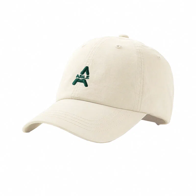 北极绒 复古高顶刺绣大头围显脸小字母时尚潮流遮阳 棉 鸭舌帽 男女同款情侣款