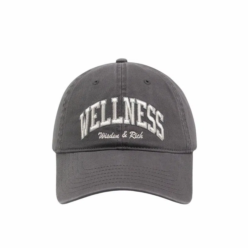 钓鱼熊 韩版加深软顶百搭大头围运动宽檐显脸小 棉 鸭舌帽 男女同款情侣款