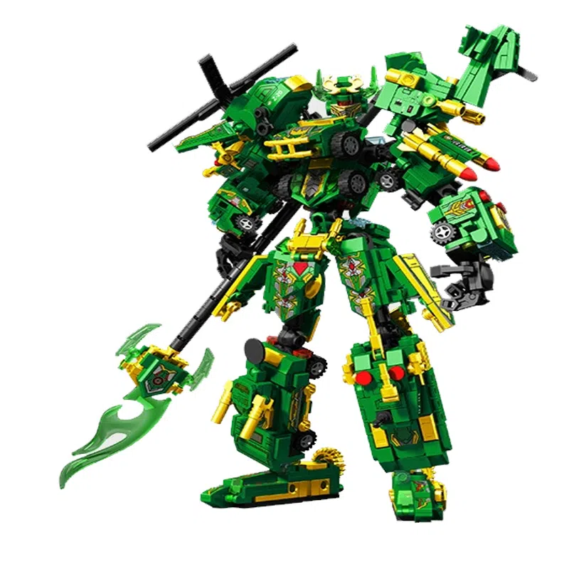 巴巴泥 钢铁机甲积变金刚 益智拼插 拼装模型