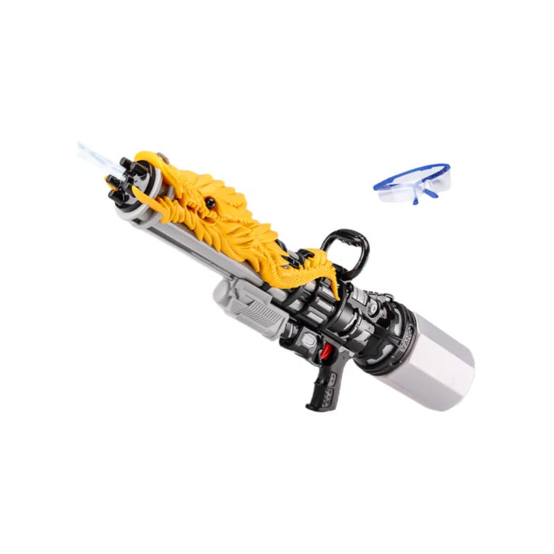 咕轹 特大号水枪喷水高压水枪抽拉式大容量打水仗神器 枪型玩具